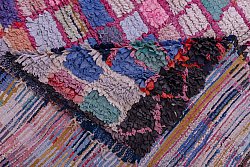 Marokkanische Berber Teppich Boucherouite 290 x 150 cm