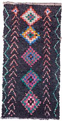 Marokkanische Berber Teppich Boucherouite 230 x 115 cm