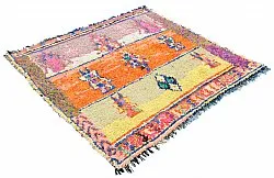 Marokkanischer Berber Teppich Boucherouite 162 x 152 cm