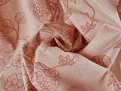 Vorhänge - Baumwollvorhang Minna (Rosa)