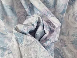 Vorhänge - Baumwollvorhang Soft (blau)