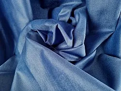 Vorhänge - Samtvorhang Juliet (blau)