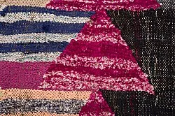 Marokkanischer Berber Teppich Boucherouite 125 x 290 cm
