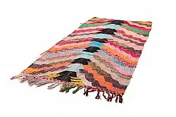 Marokkanischer Berber Teppich Boucherouite 125 x 250 cm