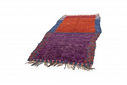 Marokkanische Berber Teppich Boucherouite 240 x 130 cm