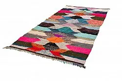 Marokkanischer Berber Teppich Boucherouite 145 x 295 cm