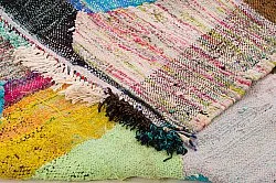 Marokkanischer Berber Teppich Boucherouite 150 x 285 cm