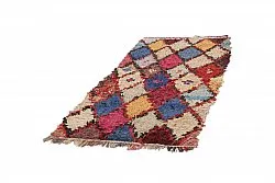 Marokkanischer Berber Teppich Boucherouite 210 x 95 cm