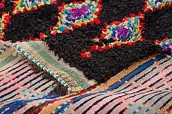 Marokkanischer Berber Teppich Boucherouite 130 x 270 cm