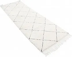 Kelim Marokkanische Berber Teppich Beni Ouarain 270 x 85 cm
