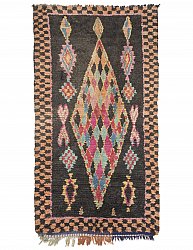 Marokkanischer Berber Teppich Boucherouite 250 x 135 cm