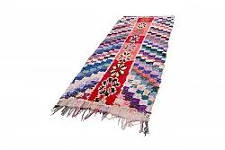 Marokkanischer Berber Teppich Boucherouite 270 x 110 cm