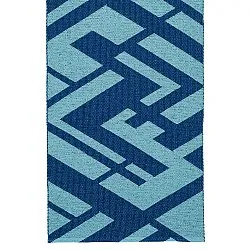 Kunststoffteppiche - Horredsmattan Uma (blau)