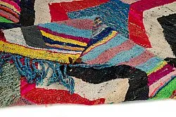 Marockansk Boucherouite-matta 125 x 265 cm