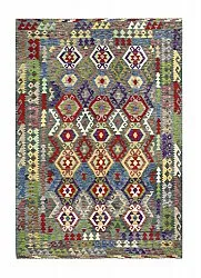 Orientalischer Teppich - Vegi Kelim Hand Woven - 199 x 290 cm
