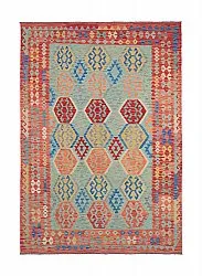 Orientalischer Teppich - Vegi Kelim Hand Woven - 196 x 292 cm