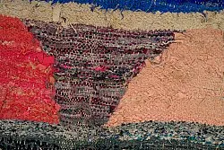 Marockansk Boucherouite-matta 135 x 270 cm