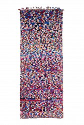 Marokkanischer Berber Teppich Boucherouite 370 x 145 cm