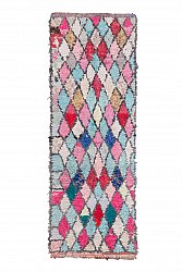 Marokkanische Berber Teppich Boucherouite 265 x 95 cm