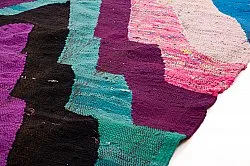 Marokkanischer Berber Teppich Boucherouite 140 x 250 cm