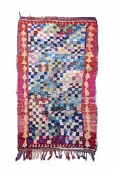 Marokkanischer Berber Teppich Boucherouite 275 x 165 cm