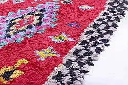Marokkanische Berber Teppich Boucherouite 245 x 135 cm