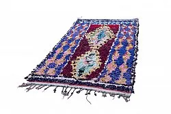 Marokkanische Berber Teppich Boucherouite 245 x 135 cm