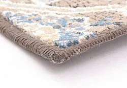 Wilton-Teppich - Sanandaj (blau-beige)