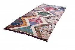 Marokkanischer Berber Teppich Boucherouite 145 x 310 cm