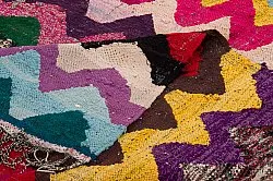 Marokkanischer Berber Teppich Boucherouite 125 x 235 cm