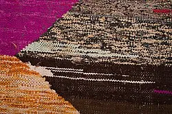 Marokkanischer Berber Teppich Boucherouite 130 x 275 cm