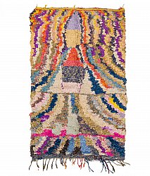Marokkanischer Berber Teppich Boucherouite 205 x 125 cm