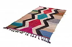 Marokkanischer Berber Teppich Boucherouite 145 x 265 cm
