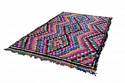 Marokkanische Berber Teppich Boucherouite 265 x 160 cm