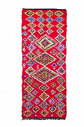 Marokkanischer Berber Teppich Boucherouite 320 x 130 cm