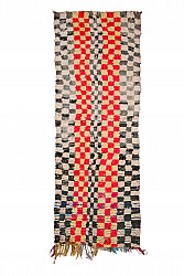 Marokkanischer Berber Teppich Boucherouite 360 x 125 cm