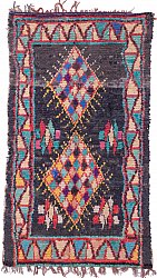 Marokkanischer Berber Teppich Boucherouite 200 x 110 cm