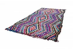 Marokkanischer Berber Teppich Boucherouite 305 x 155 cm