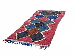 Marokkanischer Berber Teppich Boucherouite 250 x 120 cm