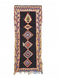 Marokkanischer Berber Teppich Boucherouite 250 x 120 cm