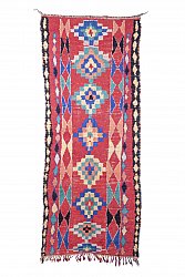 Marokkanischer Berber Teppich Boucherouite 365 x 145 cm