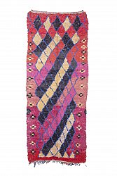 Marokkanischer Berber Teppich Boucherouite 310 x 130 cm