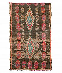 Marokkanischer Berber Teppich Boucherouite 220 x 135 cm