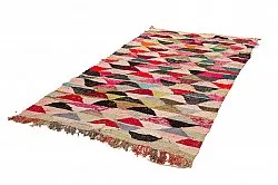 Marokkanischer Berber Teppich Boucherouite 155 x 290 cm