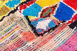Marokkanische Berber Teppich Boucherouite 170 x 130 cm