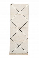 Kelim Marokkanische Berber Teppich Beni Ouarain 275 x 100 cm