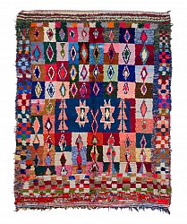 Marokkanischer Berber Teppich Boucherouite 250 x 195 cm