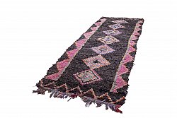 Marokkanische Berber Teppich Boucherouite 355 x 125 cm