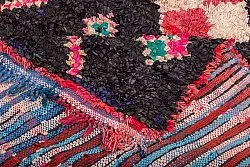 Marokkanische Berber Teppich Boucherouite 405 x 130 cm