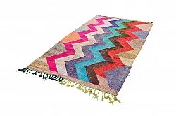 Marokkanischer Berber Teppich Boucherouite 135 x 265 cm